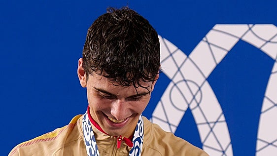Medalla de plata para el nadador sevillano Cristóbal Vargas en los Juegos Mediterráneos