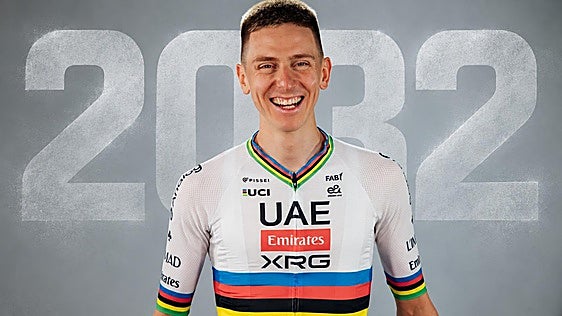 Pogacar renueva con UAE hasta 2032 y no correrá más este año