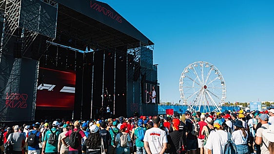 Las 'fan zone' de Madring, tres maneras de vivir el GP de España: «Es caro, pero teníamos que venir a verlo»