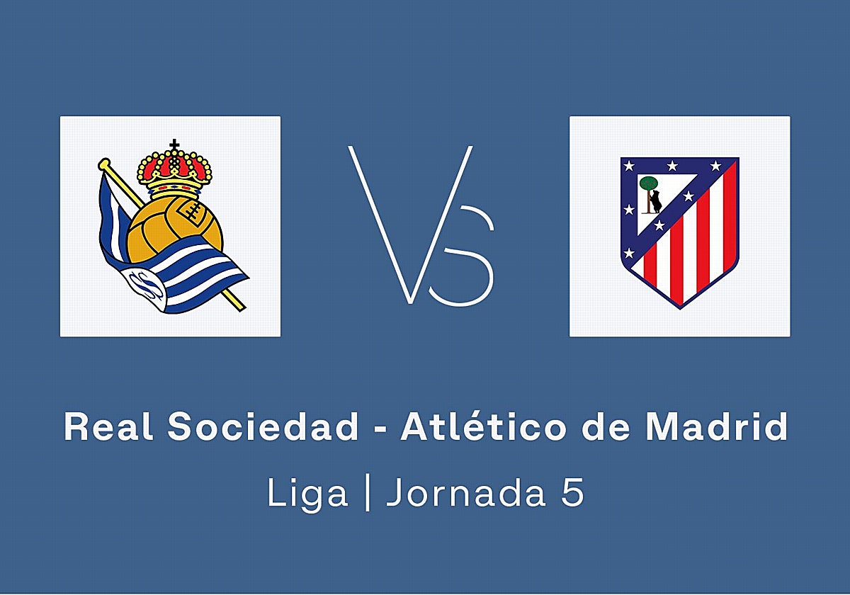 Estadísticas del Real Sociedad - Atlético de Madrid de la jornada 5 de la Liga