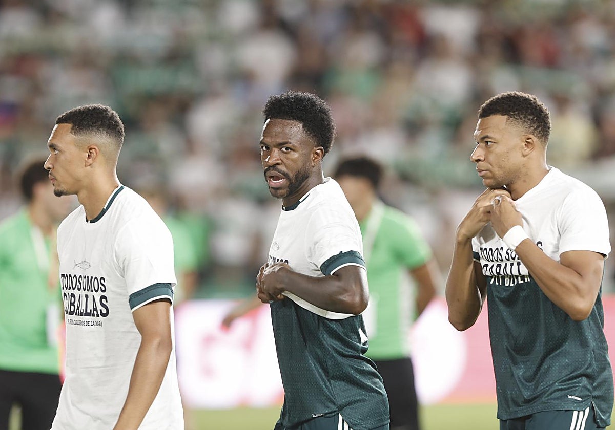 Vinicius, Mbappé y Konate esconden el mensaje de apoyo a Ceuta: «Cada uno tiene sus sensibilidades»