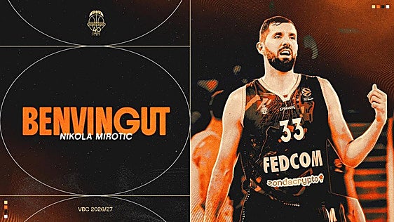 Mirotic aterriza en Valencia: «Me han dicho que buscabais un cuatro, aquí estoy»