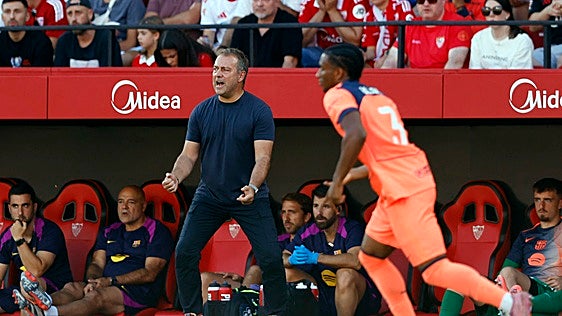 El intratable líder, próximo reto para el pujante Sevilla de García Plaza: «Este Barça da miedo»