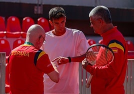 Susto de Rafa Jódar antes de la eliminatoria ante Chile
