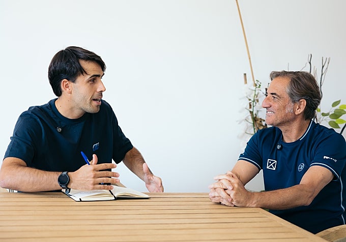 Jorge Martínez durante un momento de la entrevista con ABC