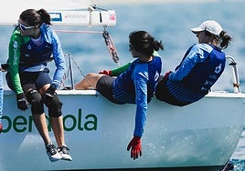 La Liga de Vela Femenina bate su récord de participación en Vilagarcía