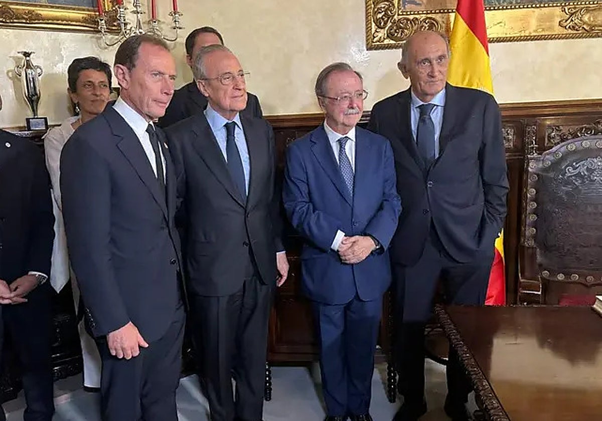 Florentino Pérez visita Ceuta: «Vivas es el presidente más ilustre»