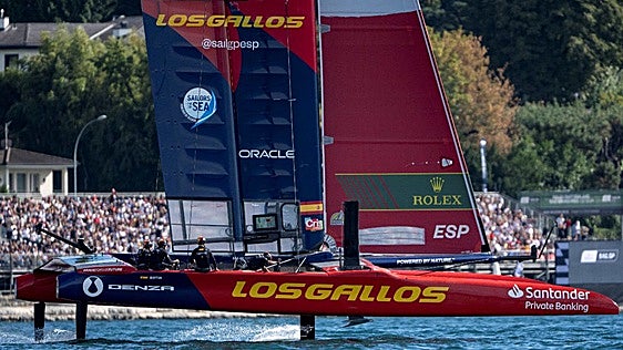 España sobrevive al poco viento y está en la pelea para entrar en la final en el lago Leman