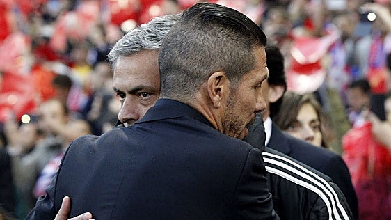 Simeone y Mourinho: rivales, pero compañeros de guerra