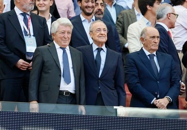 El enfado de Florentino por la presencia de Riquelme en el palco: «Si me lo encuentro, yo me voy del estadio»