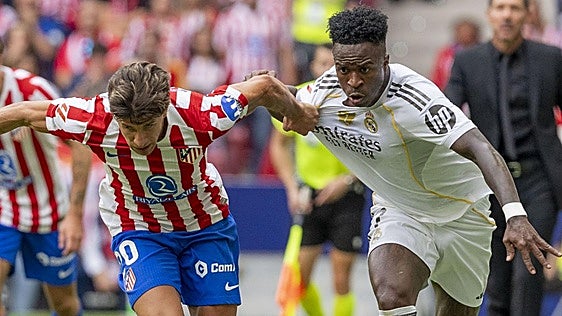Alineación del Real Madrid y el Atlético de Madrid en el partido de LaLiga de hoy