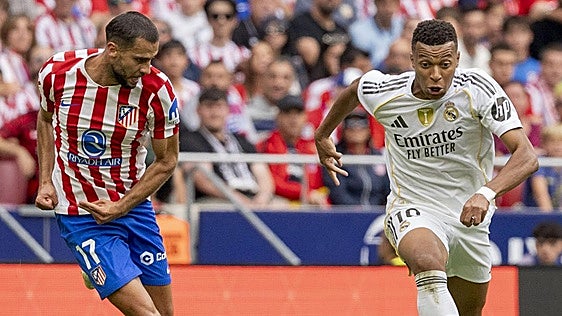 Alineación confirmada del Real Madrid y el Atlético de Madrid en el partido de LaLiga de hoy