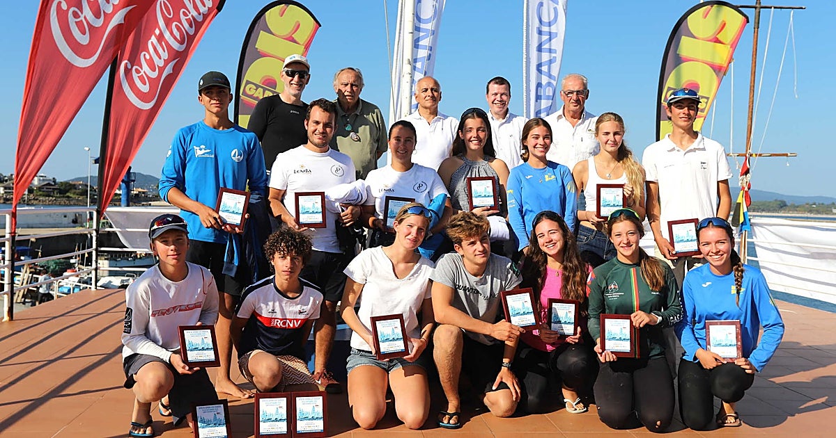 Vigo y Rodeira se reparante las victorias en el Open de España de 420 y Vaurien