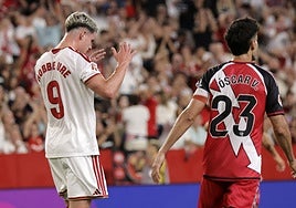 Robbie Ure, durante el Sevilla-Rayo.