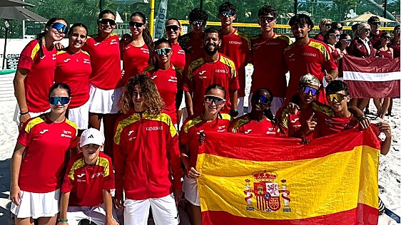 Seis medallas para los andaluces en el Europeo de Tenis Playa