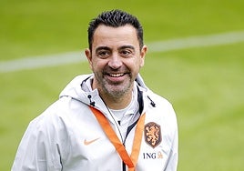 Xavi Hernández, seleccionador de Países Bajos
