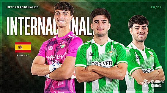 Manu González, Morante y Corralejo, convocados por España sub 20