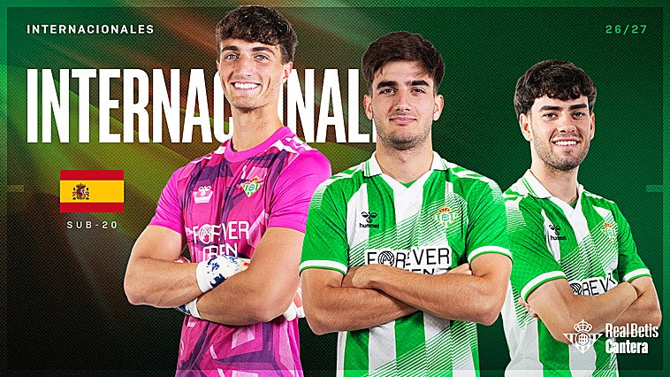 Manu González, Morante y Corralejo, convocados por España sub 20