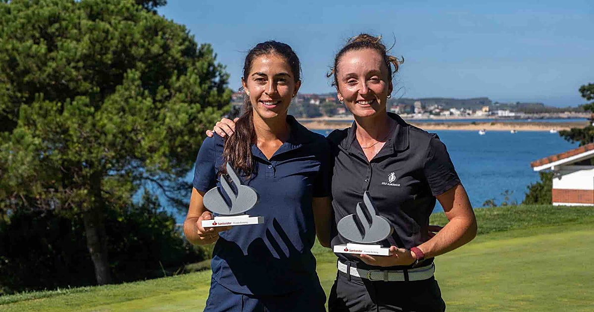 La sevillana Ana Pina y la almeriense Marina Escobar conquistan el Santander Golf Tour Dobles