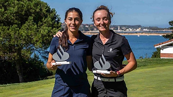 La sevillana Ana Pina y la almeriense Marina Escobar conquistan el Santander Golf Tour Dobles