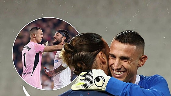 El cariñoso reencuentro de Gudelj con Vlachodimos lejos de Sevilla