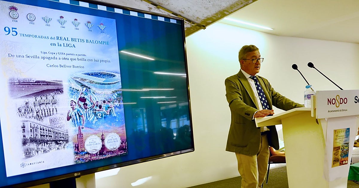 Presentado el libro «95 temporadas del Real Betis Balompié en la Liga»