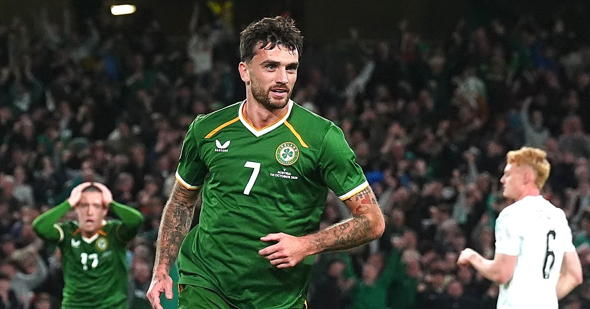 Noche estelar de Parrott con Irlanda: doblete con un golazo espectacular