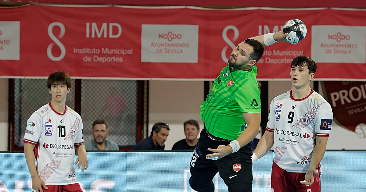 Un necesitado Balonmano Nava calibra la evolución del Cajasol Sevilla BM Proin