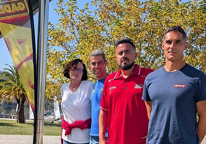 De izquierda a derecha, Zulema Pardo, Gabriel Fernández, Ero Pons y Álvaro Fernández Fiuza