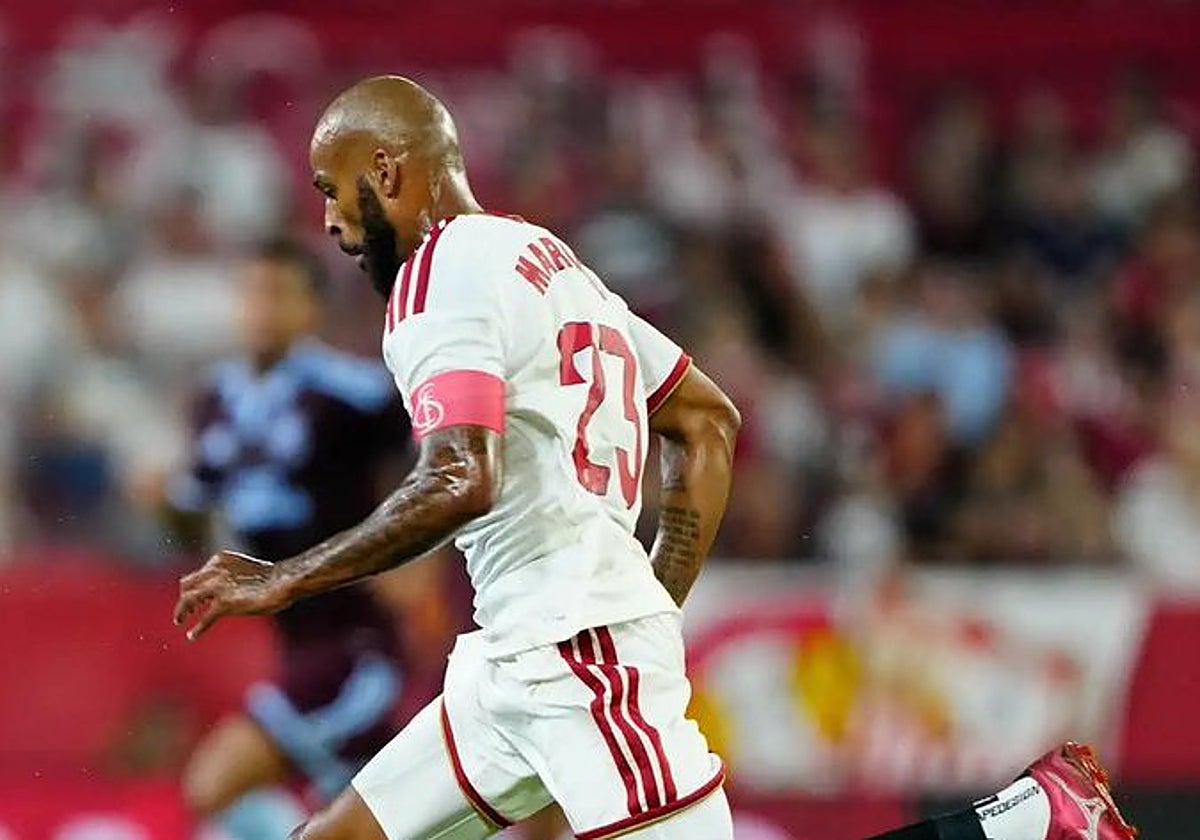 Marcao, en un partido con el Sevilla