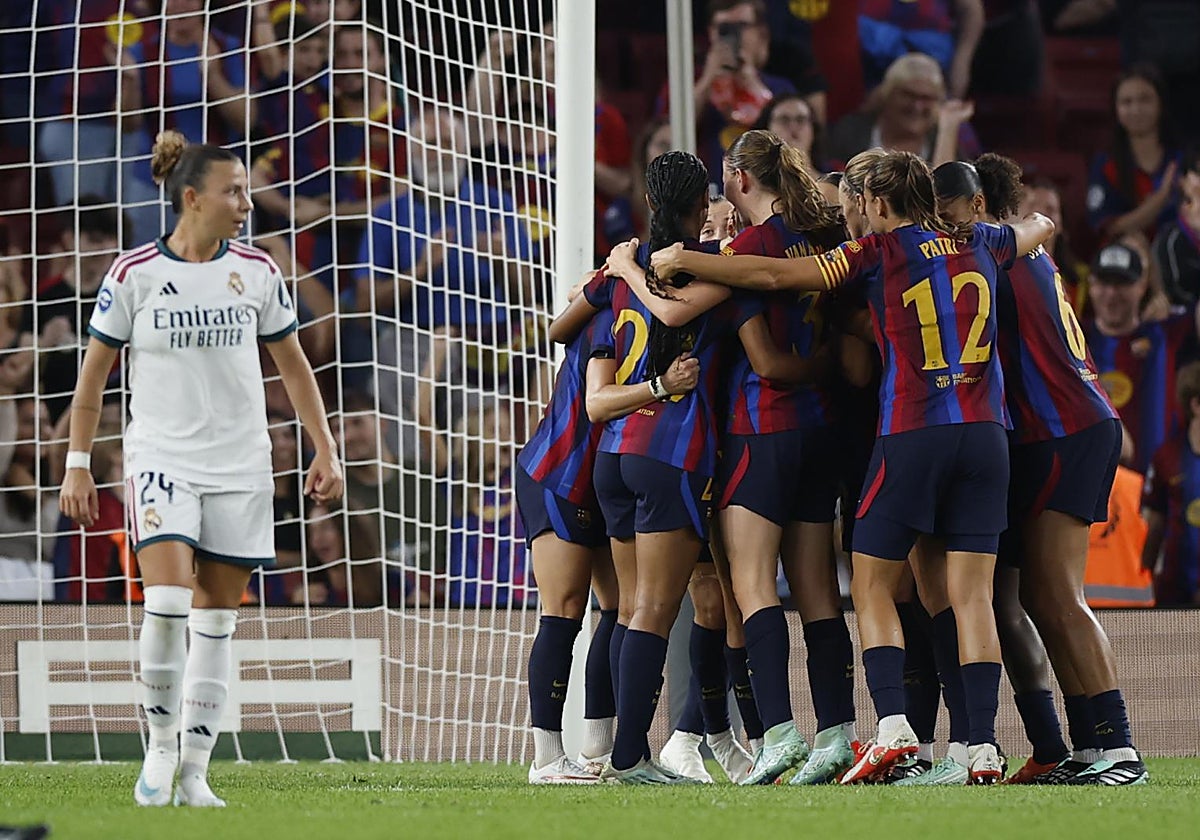 Y ya van 27-1 a favor del Barça frente al Madrid