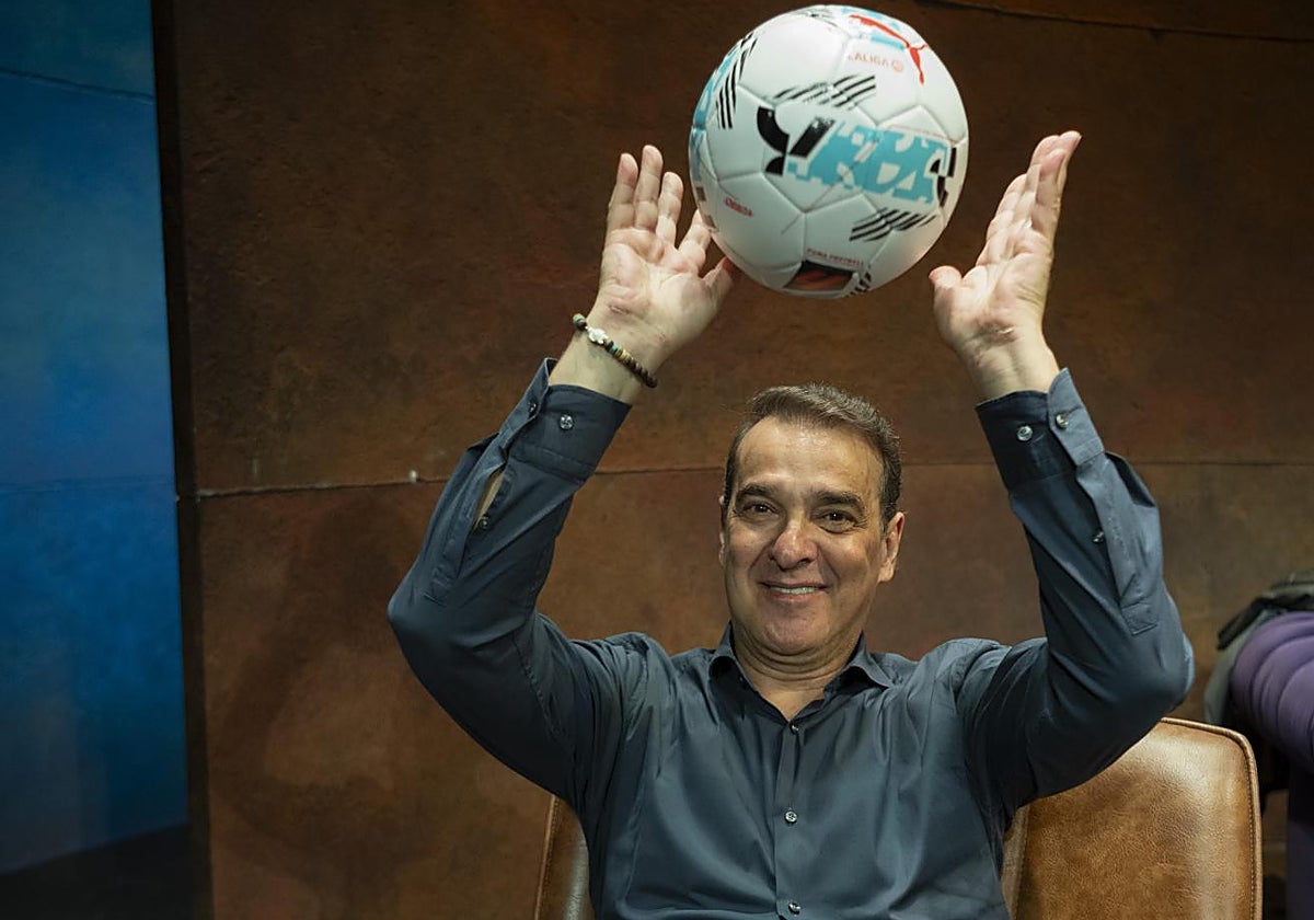 Luis Merlo, durante la entrevista.