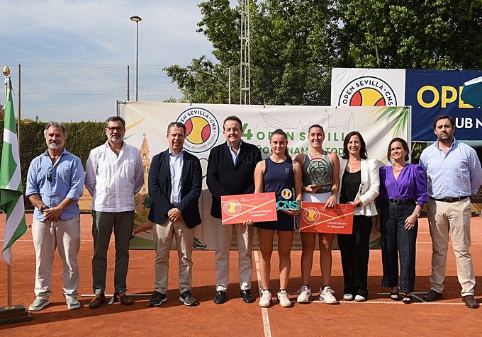 Entrega de trofeos y clausura del 34º Open Sevilla de tenis Memorial Ricardo Villena