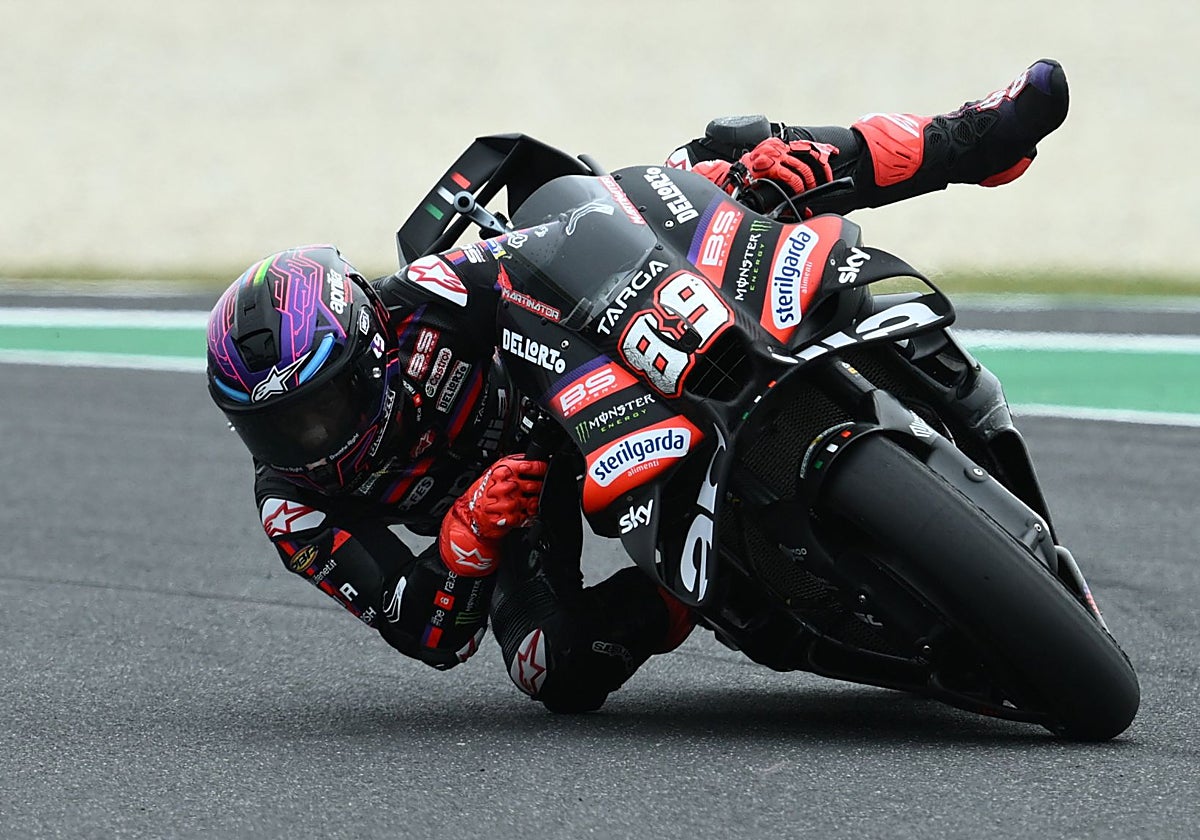 Varapalo para Jorge Martín: se fractura el radio y ve cómo Márquez se pone líder