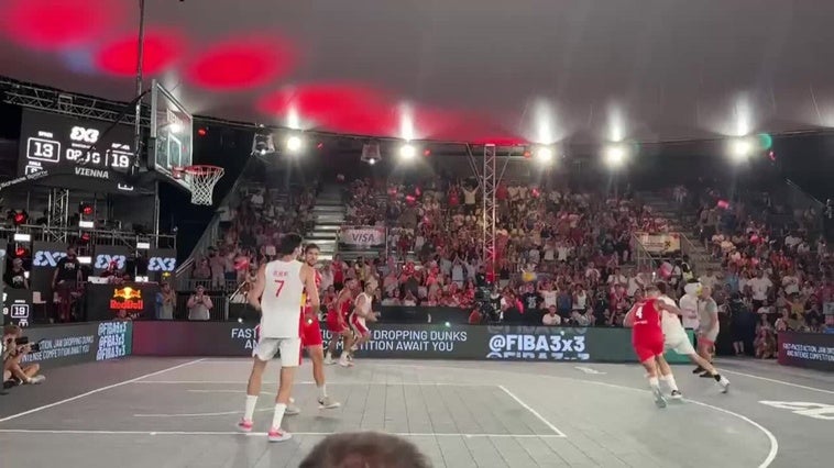 La selección masculina de baloncesto 3x3 cae en cuartos ante Austria en la Copa de Europa