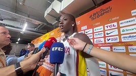 Awa Fam: "Me quedo con que no hemos perdido el control del partido los 40 minutos"