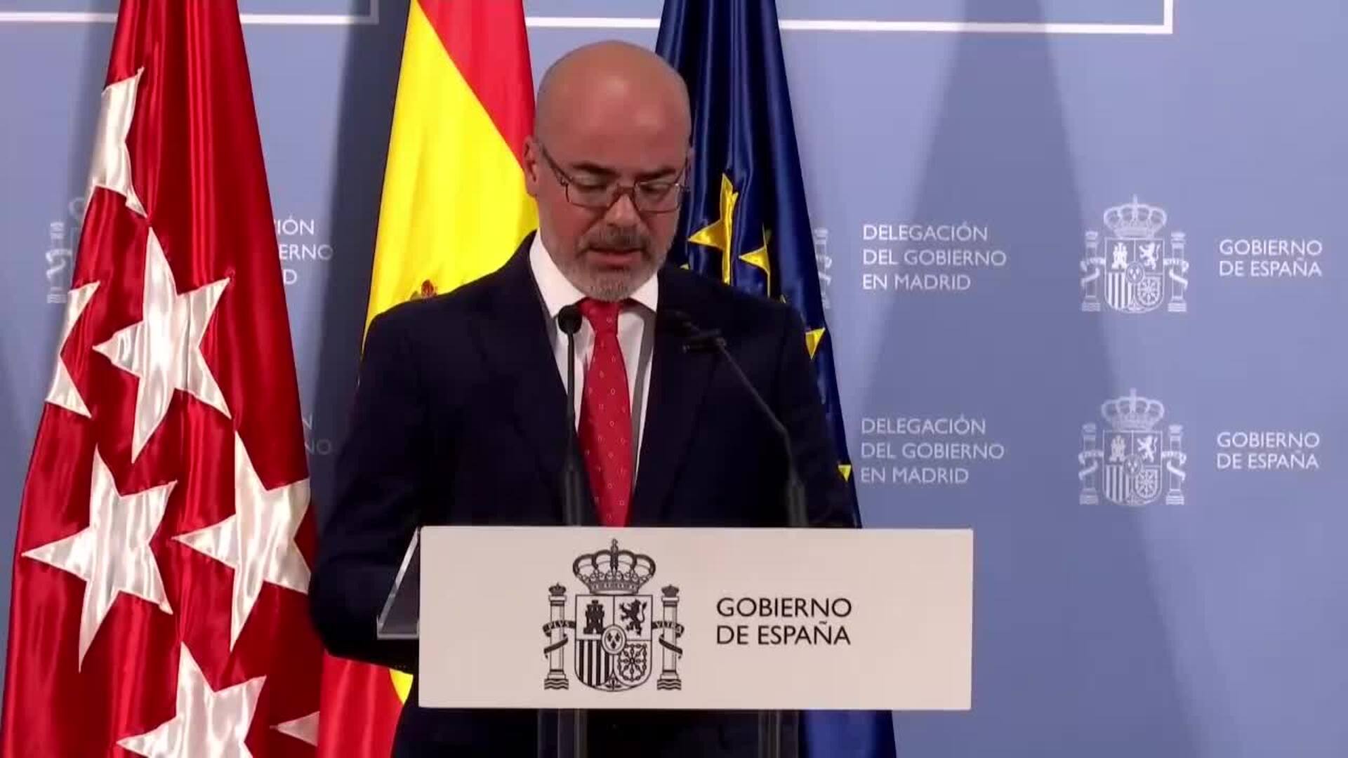 Comparece el delegado del Gobierno en Madrid tras suspensión última etapa de la Vuelta