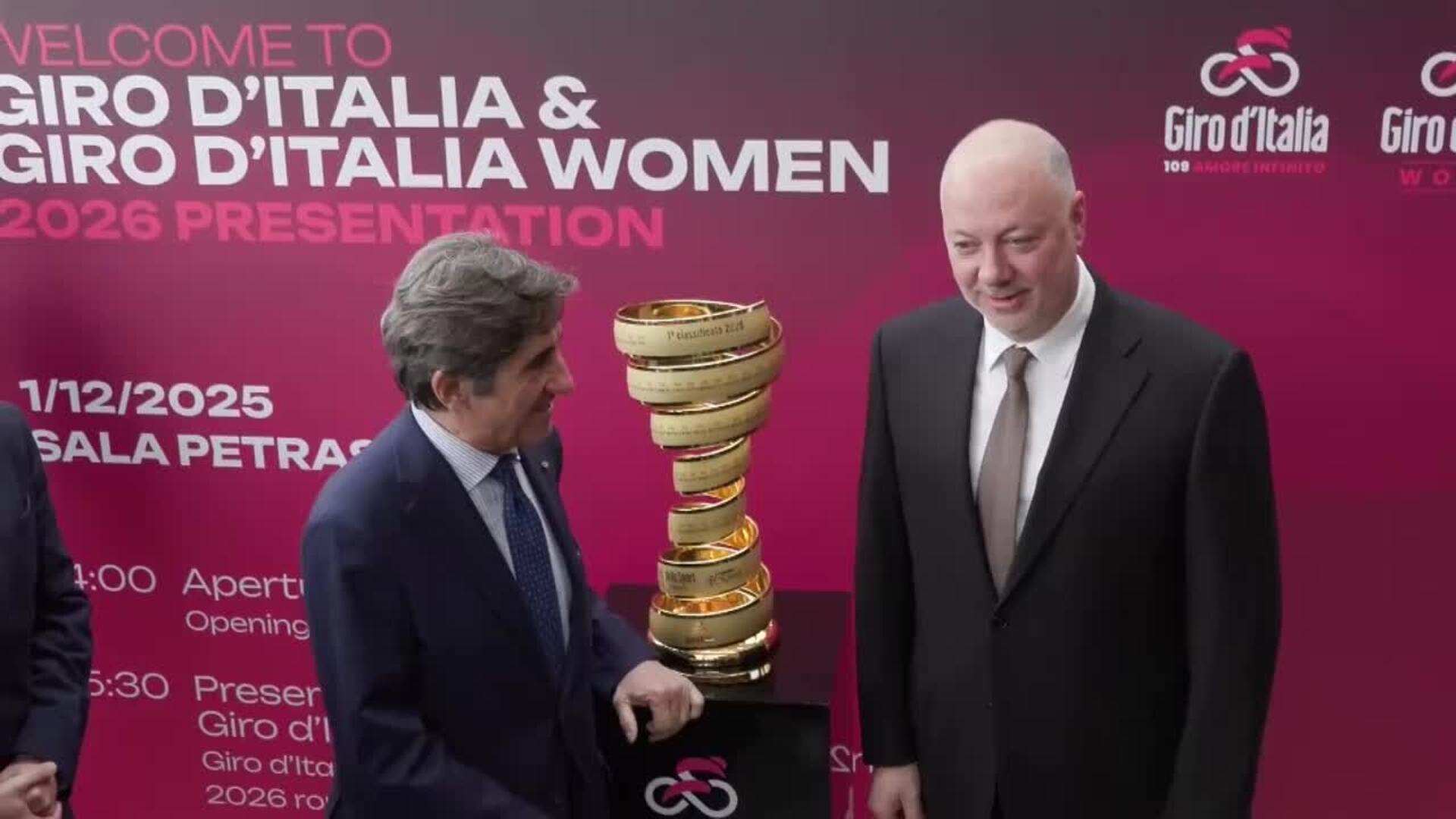 Presentación en Roma de la 109ª edición del Giro de Italia