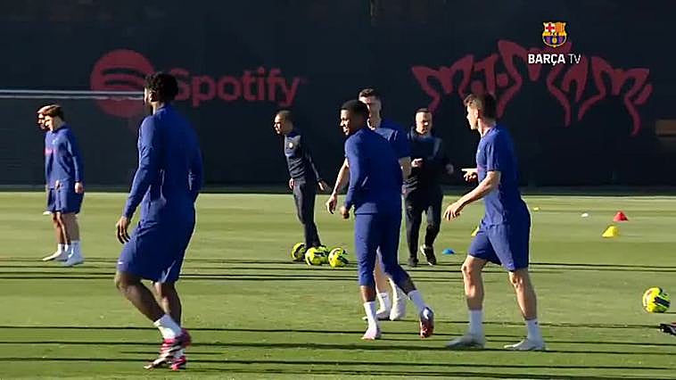 El Barça, centrado en el Clásico