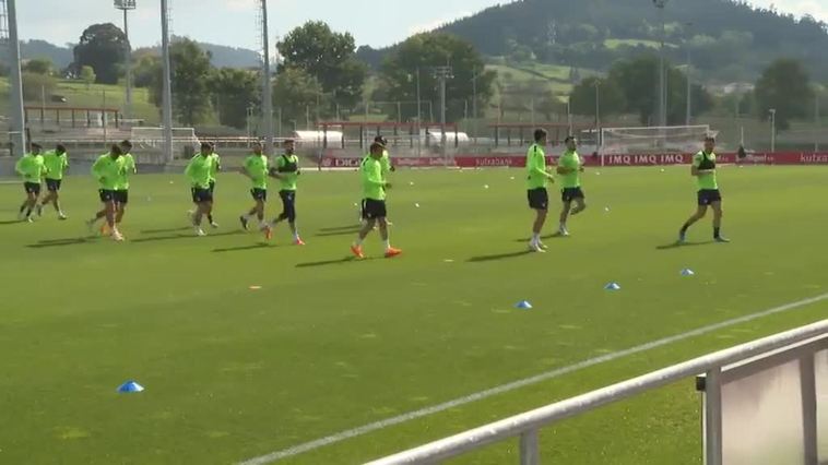 El Athletic ya prepara el partido de este sábado frente al Almería