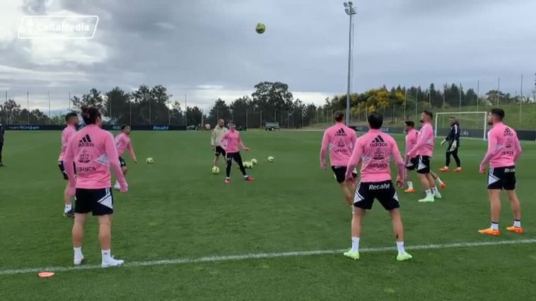 El Celta, preparado para visitar el Bernabéu