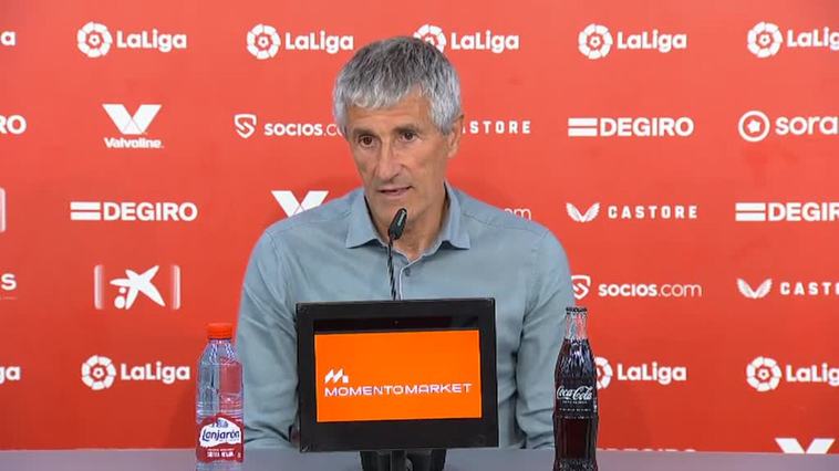Mendilíbar reconoce que los jugadores "están a gusto" tras la victoria del Sevilla ante el Villarreal (2-1)