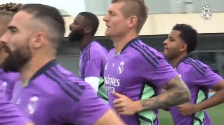 El Real Madrid ya prepara la final de Copa del sábado ante Osasuna