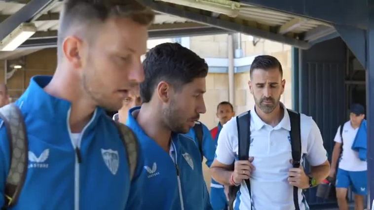 El Sevilla ya está en casa tras el empate a uno de anoche en Turín