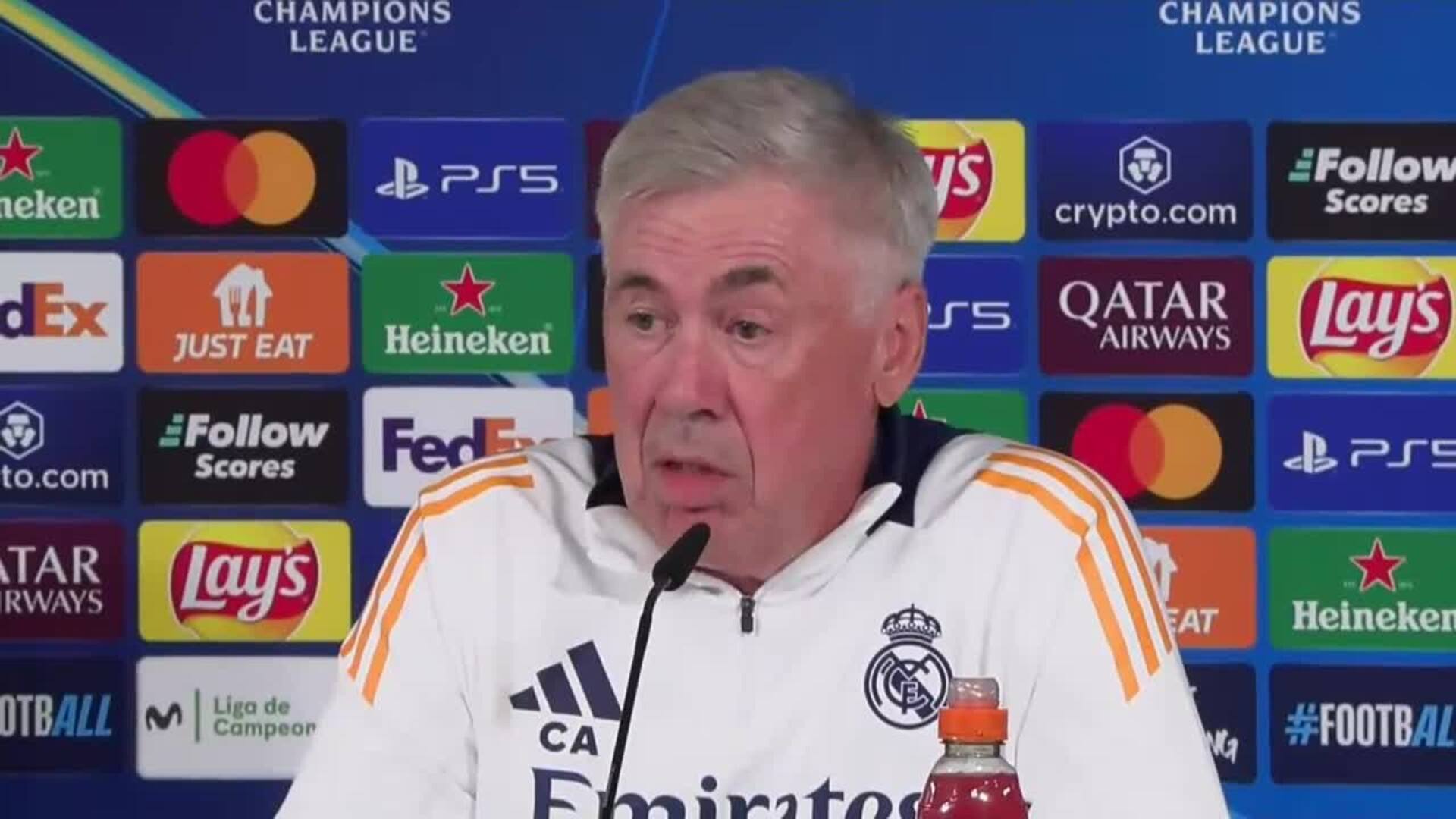 Ancelotti: &quot;Los jugadores se lesionan porque juegan demasiado&quot;