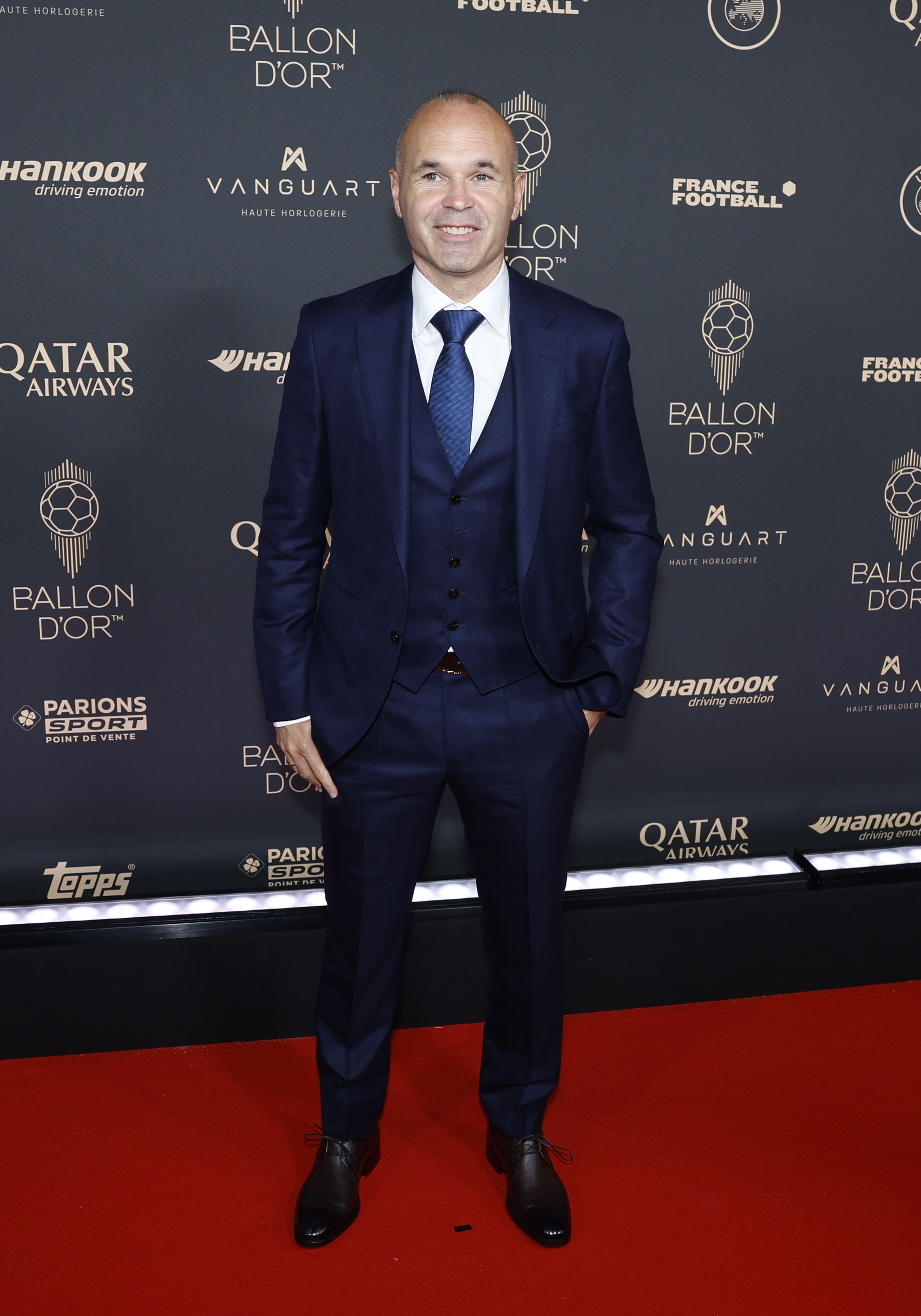 El exfutbolista del FC Barcelona y de la selección española Andrés Iniesta. 