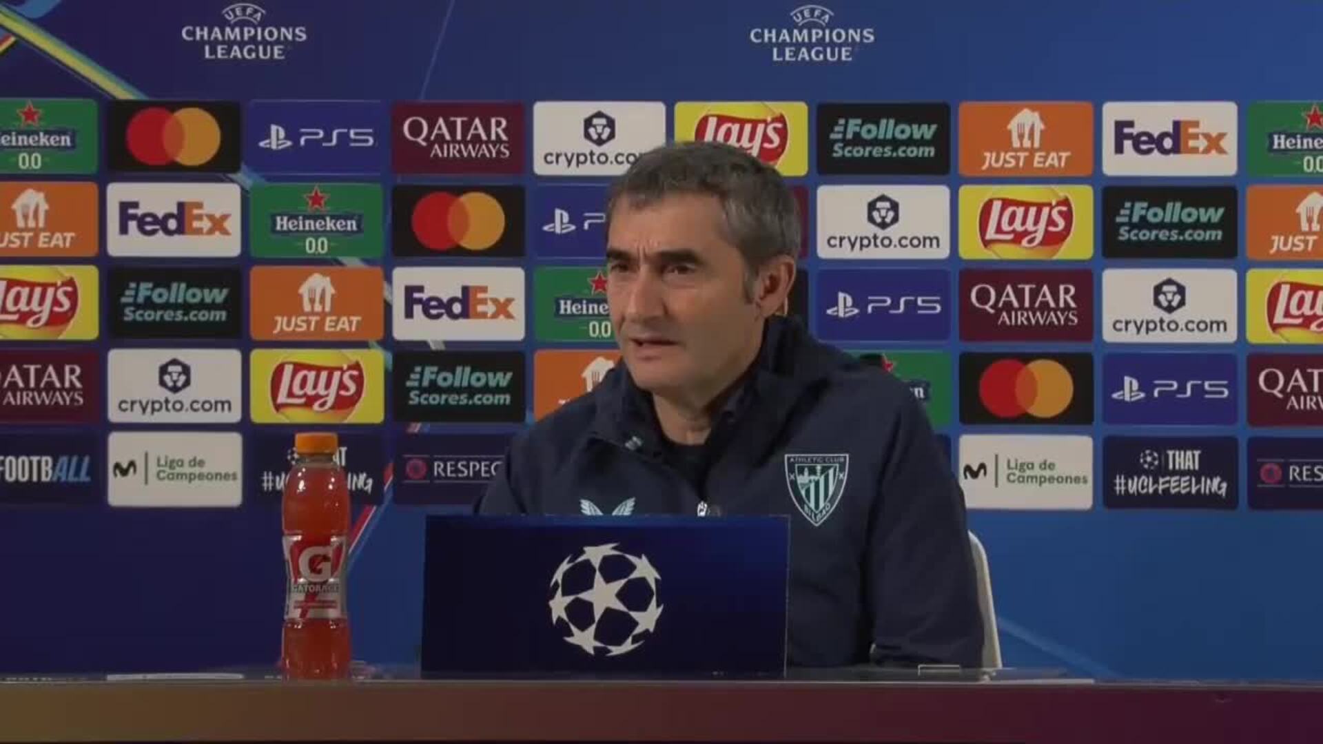 Valverde: &quot;Está claro que los favoritos son ellos, pero el partido hay que jugarlo&quot;