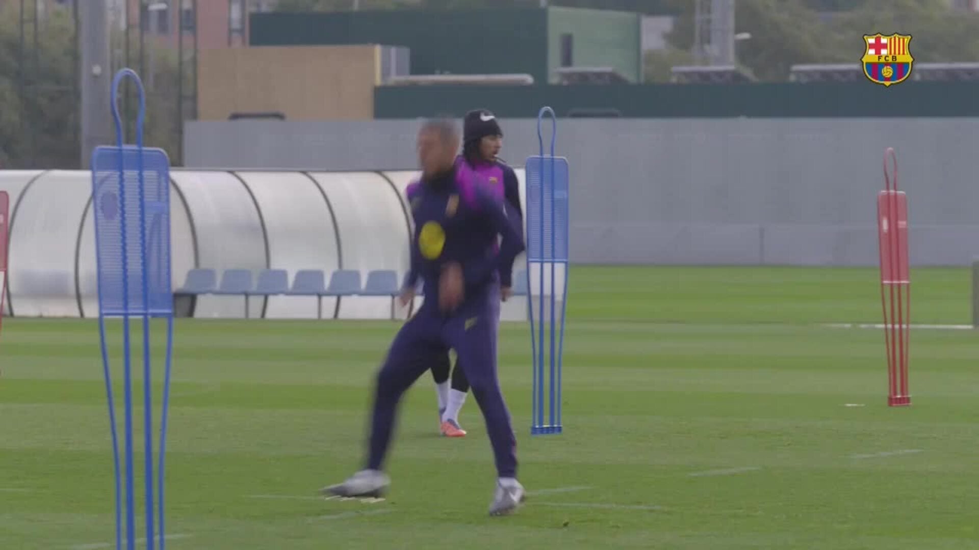 El FC Barcelona ha completado el último entrenamiento del año