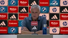 Mourinho, de acuerdo con Bellingham: "Con 3-0 puede haber tendencia a relajarse un poco"