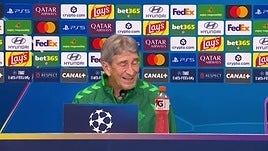 Pellegrini: "Jugar la 'Champions' es un salto importante"